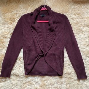 H & M Basic Maroon Cardigan